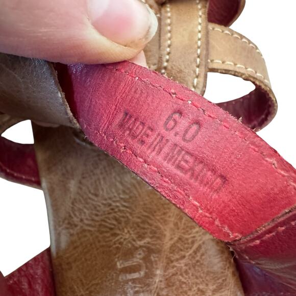 BEDSTU Fabiola Platform Sandal Tan Rustic Size 6 - Picture 4 of 10